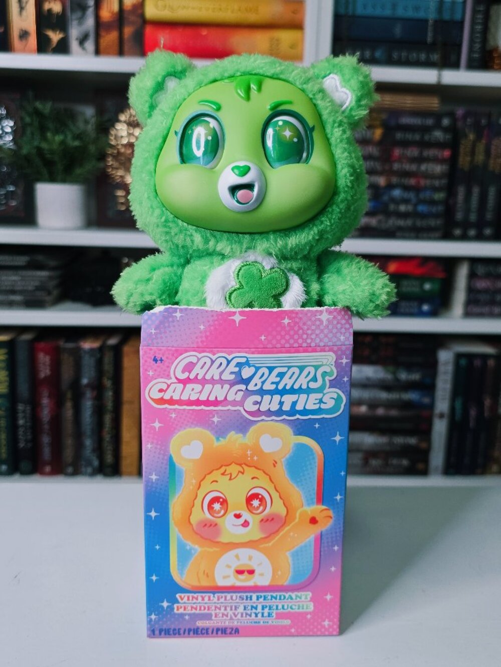 Care Bears Caring Cuties 6" Plush Pendant - Good Luck Bear